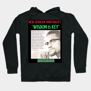 Malcolm X On Being Wise Hoodie